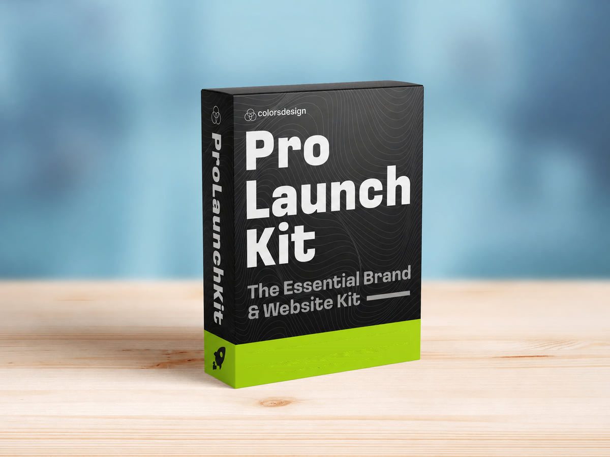 The ProLaunchKit box: the essential brand and website kit